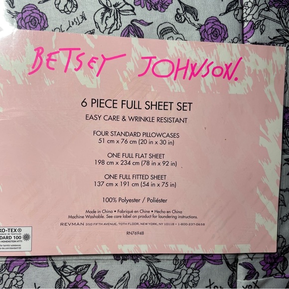 Betsey Johnson full sheet set - Picture 3 of 3